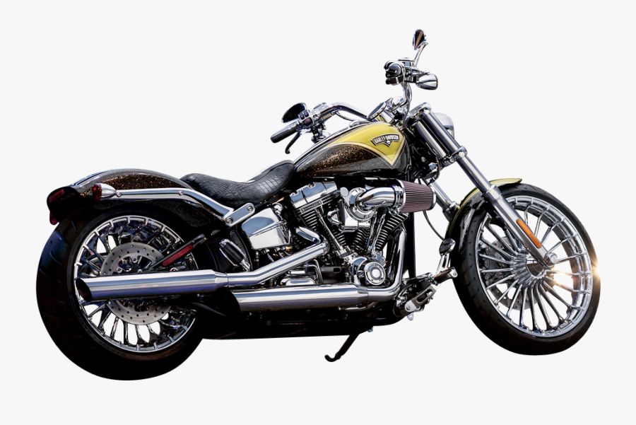 Motorcycle Clipart Motorcycle Chopper - Harley Davidson Bike No Background, Transparent Clipart