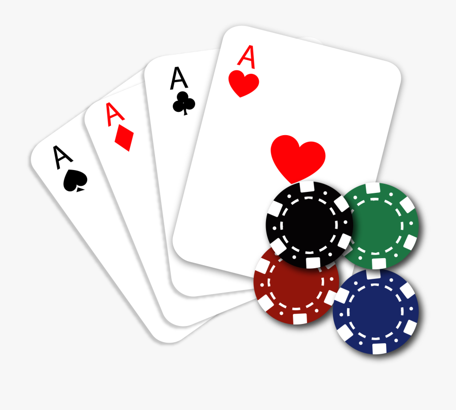 Four Aces Poker Cards Clip Art Vector Free Download - Poker Png, Transparent Clipart
