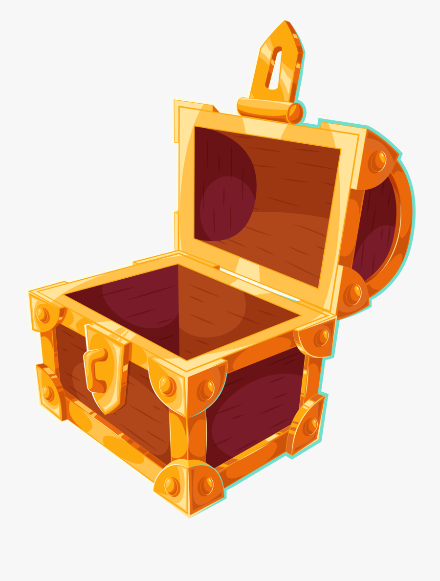 Treasure Chest Clip Art, Transparent Clipart