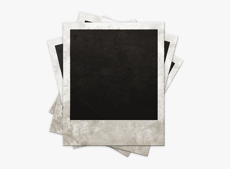 Retro Stacked Polaroid Photo Frames - Paper, Transparent Clipart