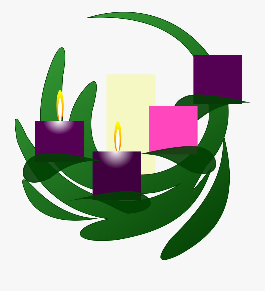 Plant,flower,leaf - Third Sunday Of Advent Candles, Transparent Clipart