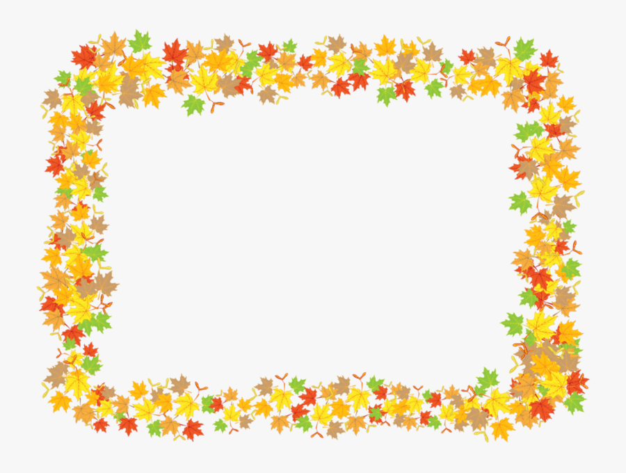 Leaf Frame Png Pic - Designer Frame Png Hd, Transparent Clipart