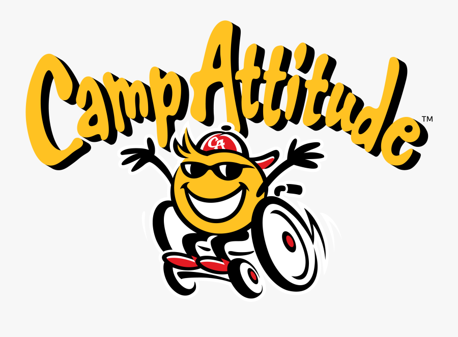 9a Camp Attitude Arched Type With Mascot - Camp Attitude Oregon, Transparent Clipart