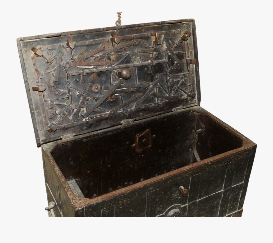 Middle Ages Chest, Transparent Clipart