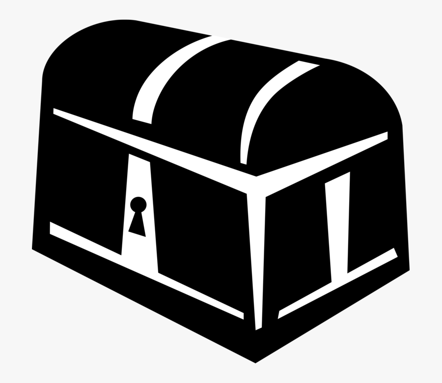 Pirate S Chest Vector - Treasure Chest Vector Png, Transparent Clipart