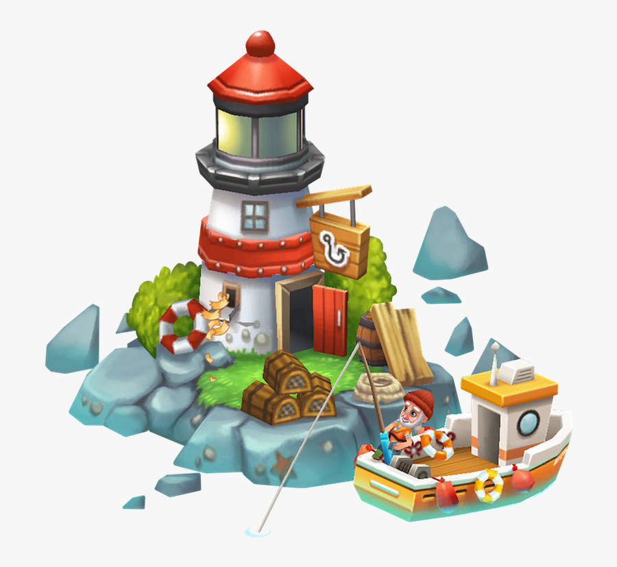 Lighthouse &amp - Boat - Lighthouse - Lighthouse, Transparent Clipart