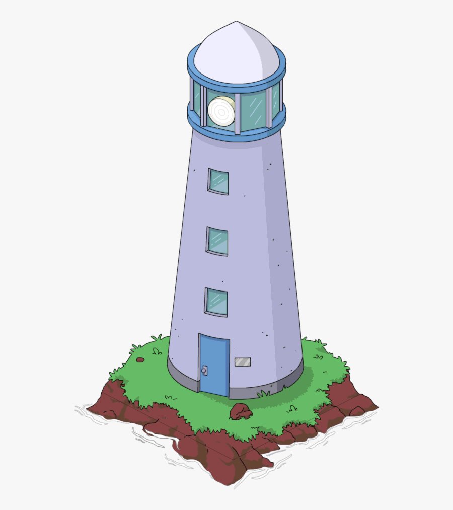 E - A - R - L - - Simpsons Tapped Out Lighthouse - Simpsons Springfield Lighthouse, Transparent Clipart
