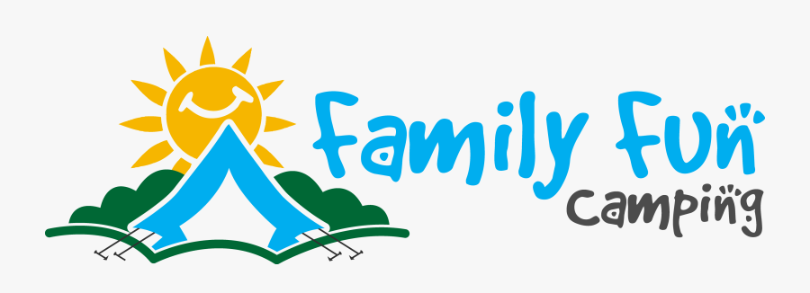 Camping With Little Children - Family Fun Camping Logo, Transparent Clipart