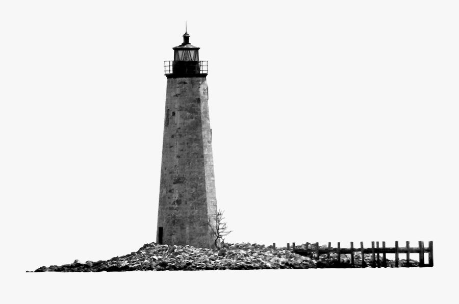 Lighthouse Black And White Monochrome Photography, Transparent Clipart