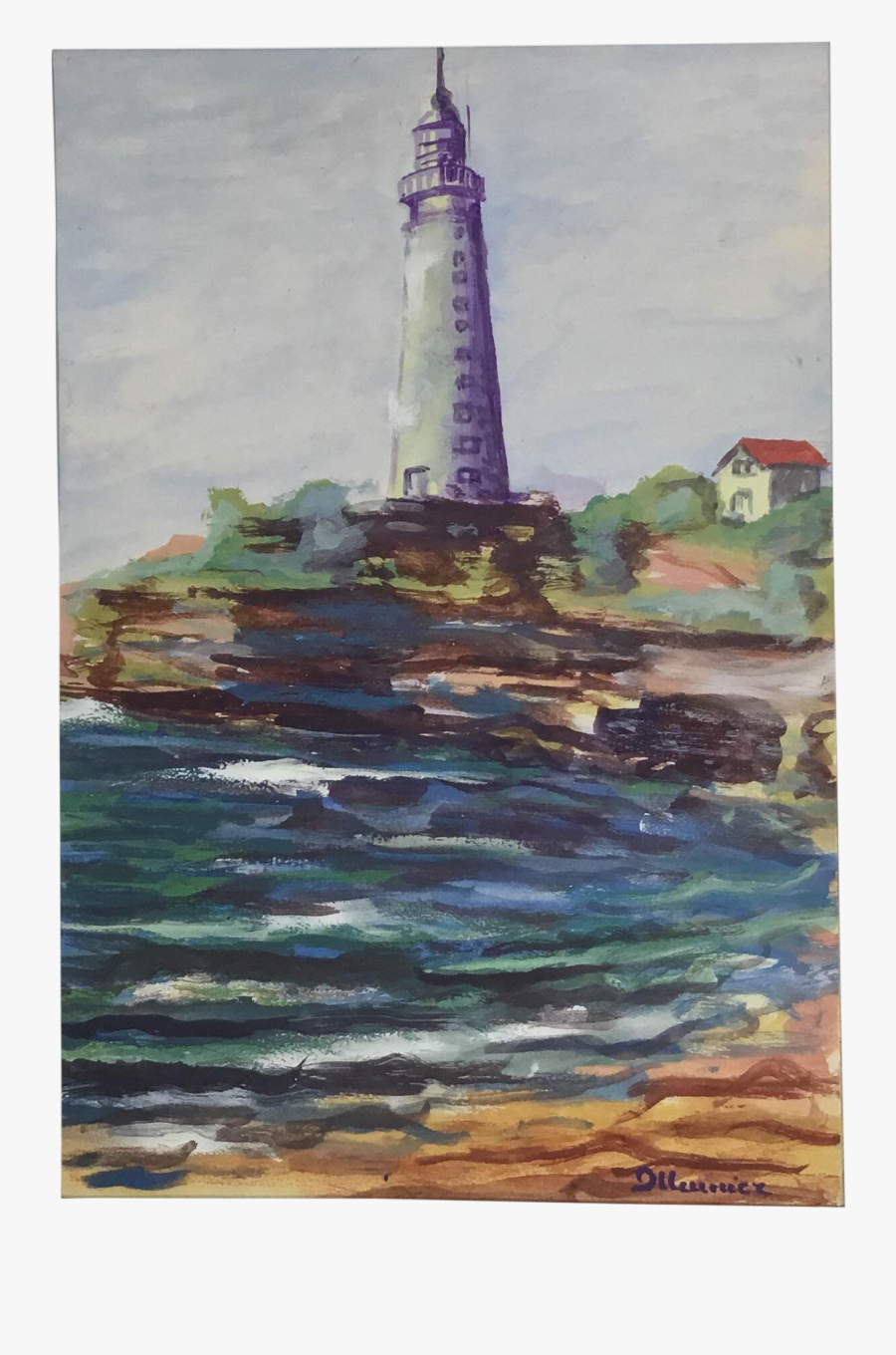 Clip Art How To Paint A Lighthouse - Painting, Transparent Clipart