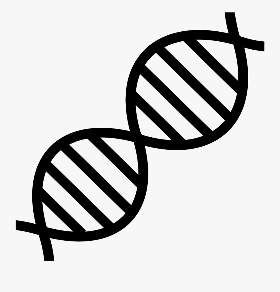 Dna Clip Art Genetics Nucleic Acid Double Helix - Dna Clipart Black And White, Transparent Clipart
