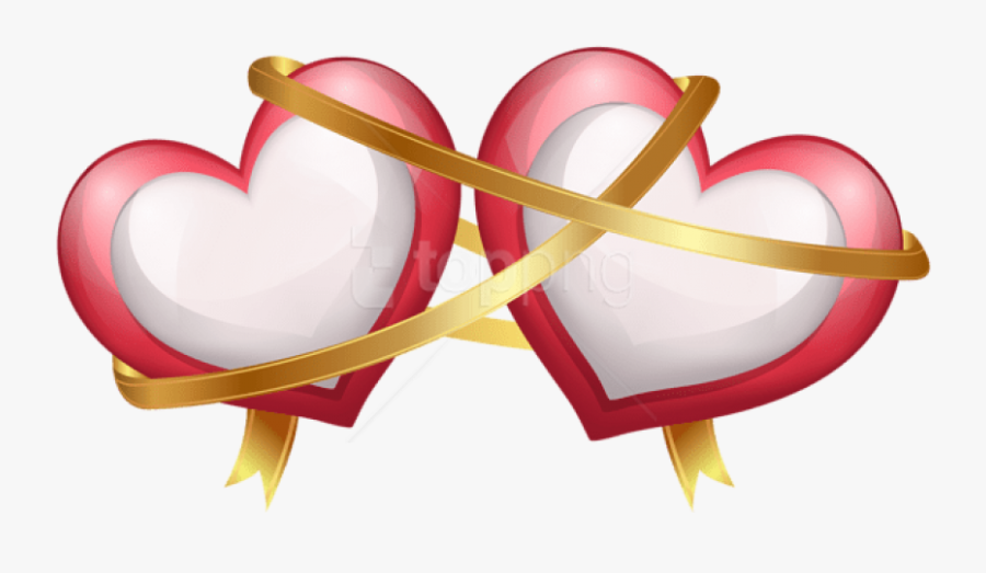 2 Hearts Png Transparent Background - Love 4k Ultra Hd, Transparent Clipart