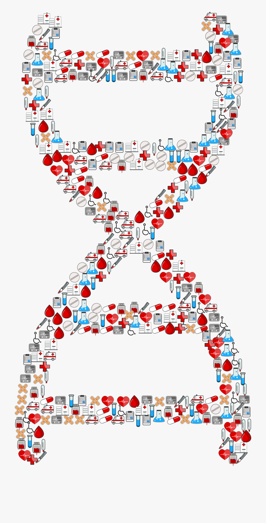 Medical Icons Dna Helix Clip Arts - Molecular Genetics Clipart, Transparent Clipart