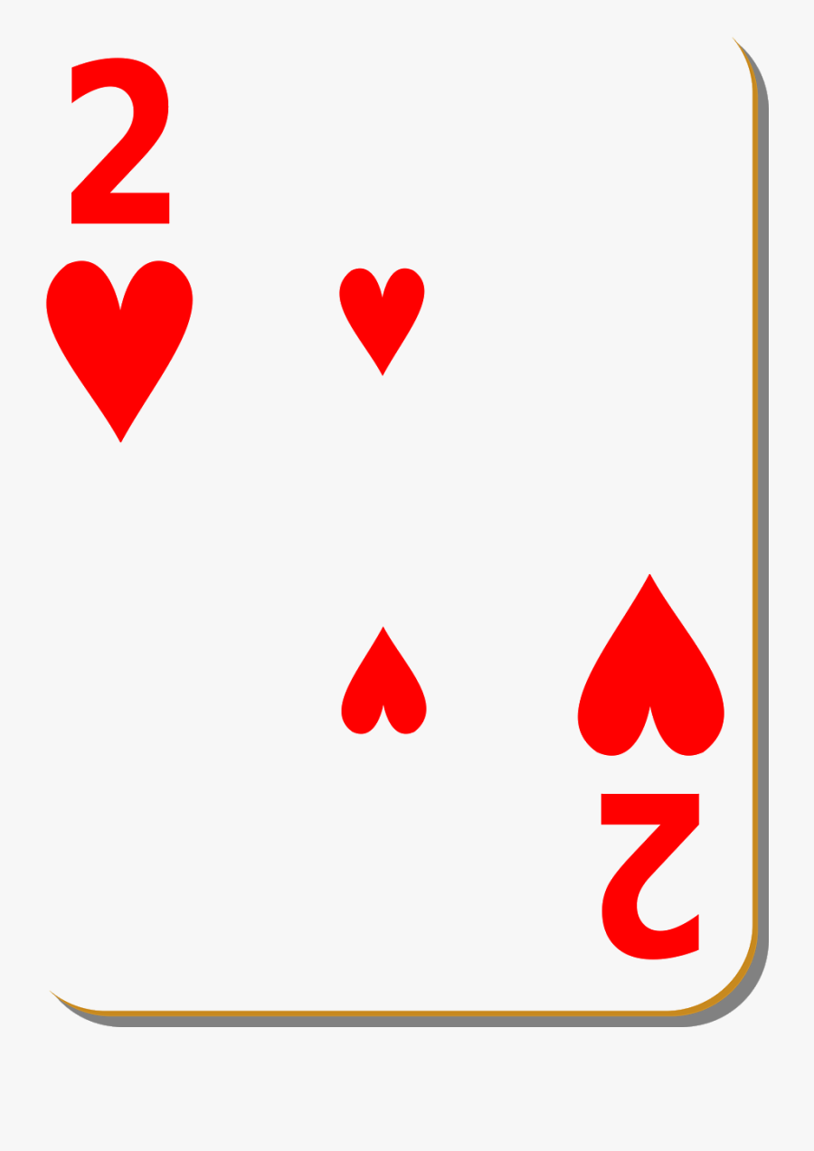Playing Cards Clipart Transparent Png - Playing Cards 2 Of Spades, Transparent Clipart
