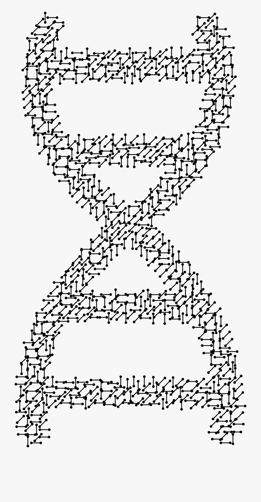 Molecular Dna Helix Clip Arts - Molecular Image Of Dna, Transparent Clipart