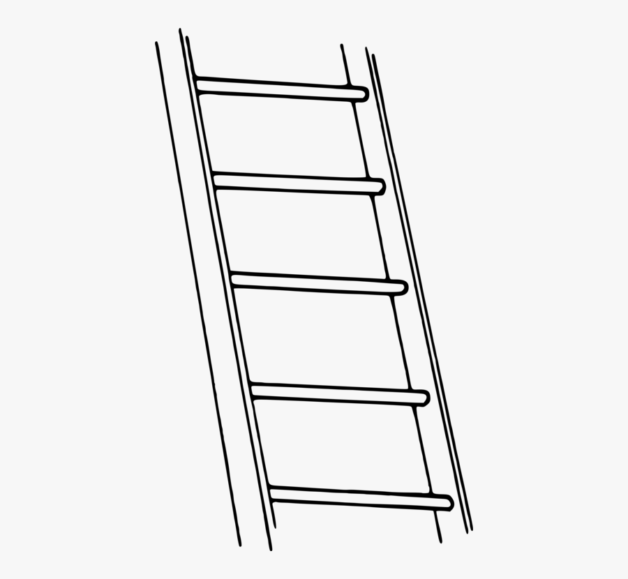 Collection Of Free Browned Clipart Ladder Download - Ladder Black And White Clipart Png, Transparent Clipart