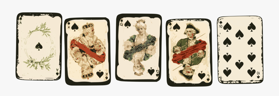 Recreation,mobile Phone Accessories,playing Card - Vintage Royal Playing Cards, Transparent Clipart