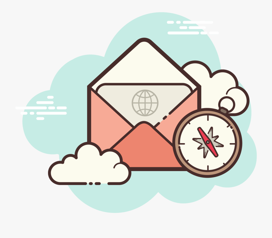 Open Envelope Navigator Icon - Online Shop Icon Png, Transparent Clipart