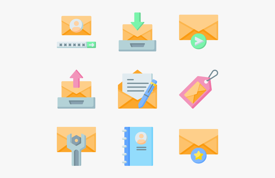 Email, Transparent Clipart