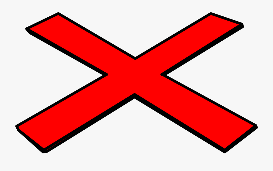 Red X Clip Art - Red X With No Background, Transparent Clipart