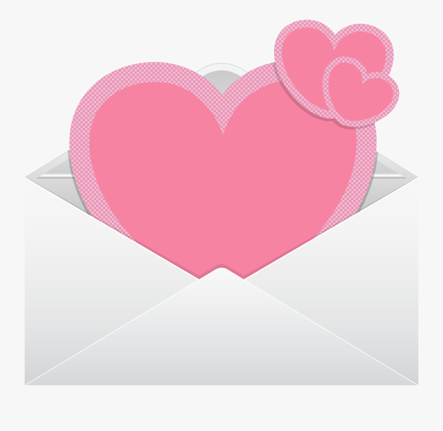 With Pink Hearts Transparent - Heart, Transparent Clipart