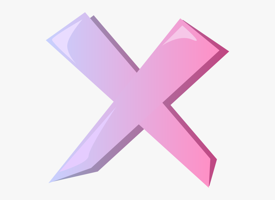 X Clipart Pink - X Clip Art, Transparent Clipart