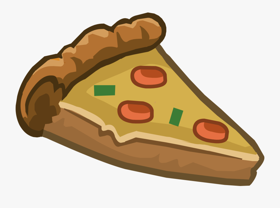 Pizza Clip Dessert - Pizza Club Penguin Png, Transparent Clipart