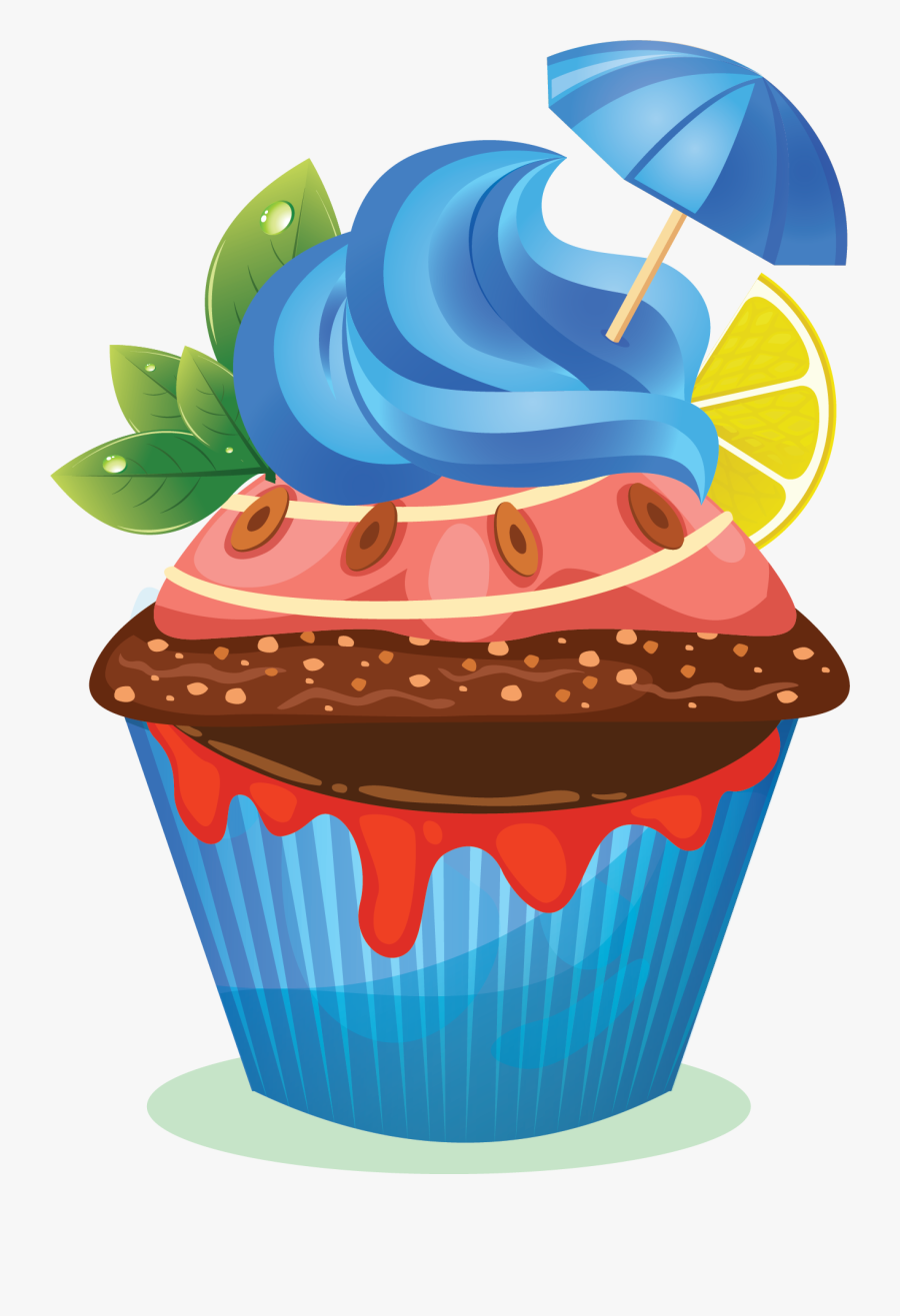 Cupcake, Transparent Clipart