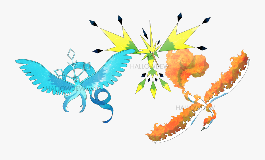 Pokemon X Legendary Clipart Free Clip Art Images - Pokemon Legendary Birds Mega, Transparent Clipart