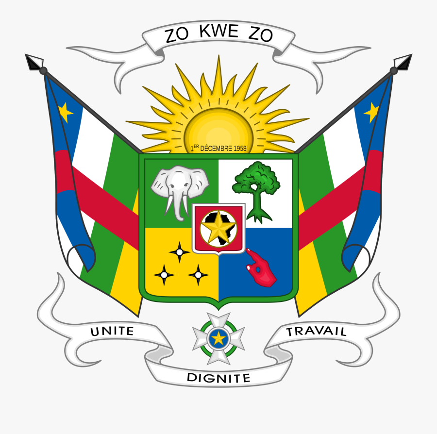 List Of Heads State - Central African Republic Govt Logo, Transparent Clipart