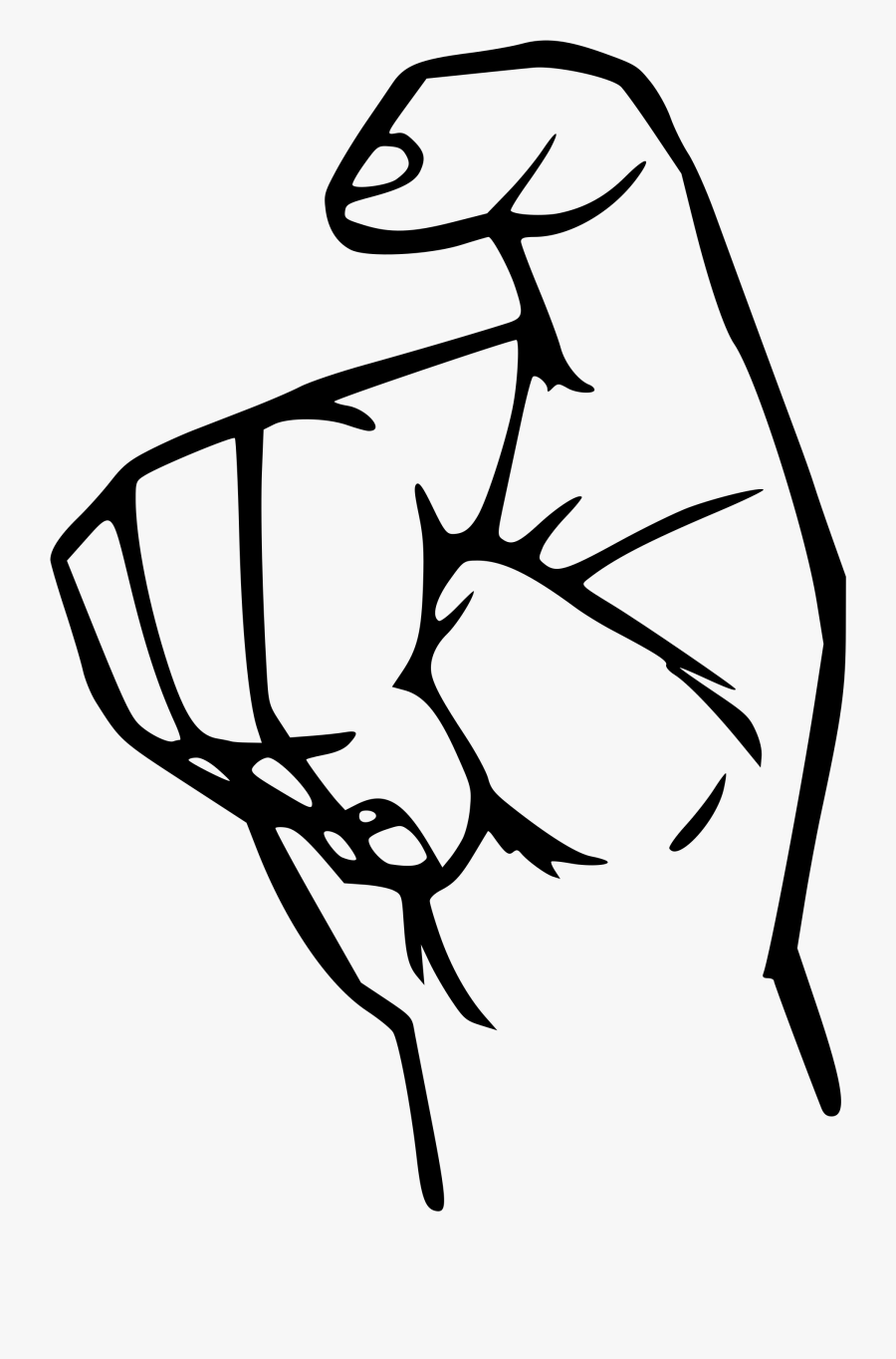 Sign Language X - Need Sign Language Clipart, Transparent Clipart