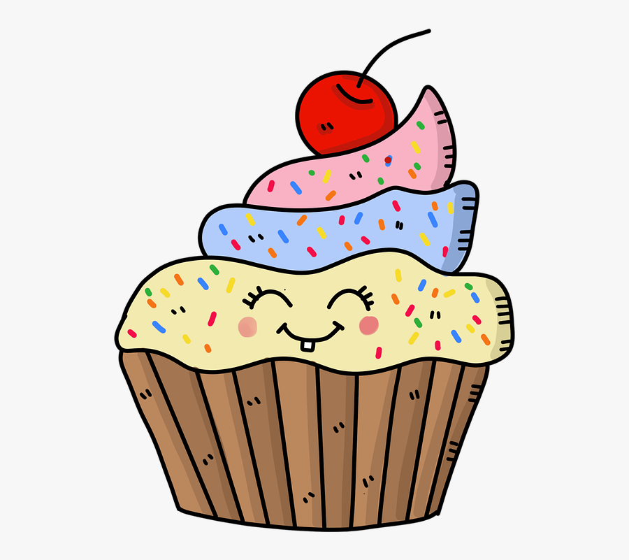 Cupcake, Fairy Cake, Dessert, Sweet, Cake, Food - Cake, Transparent Clipart