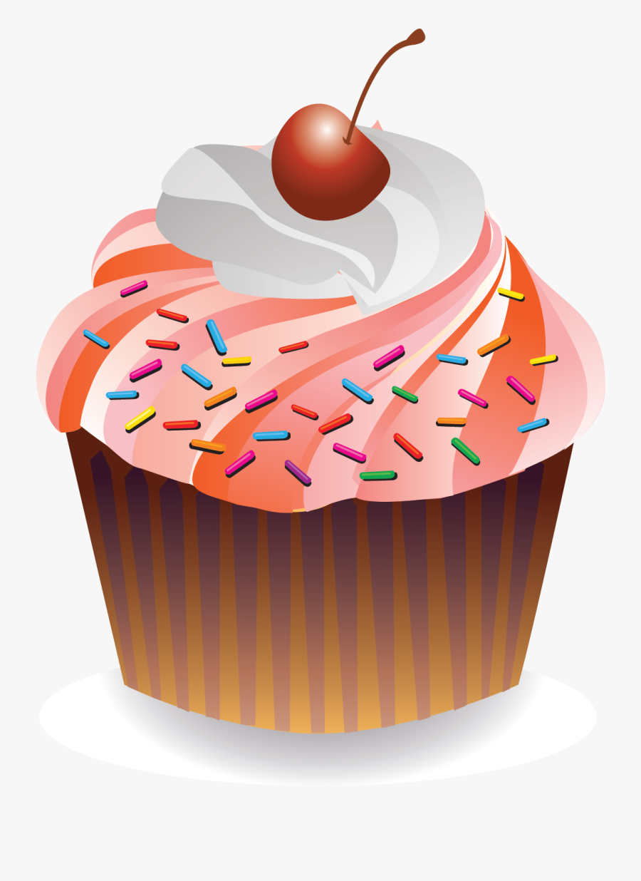 Cupcake, Transparent Clipart
