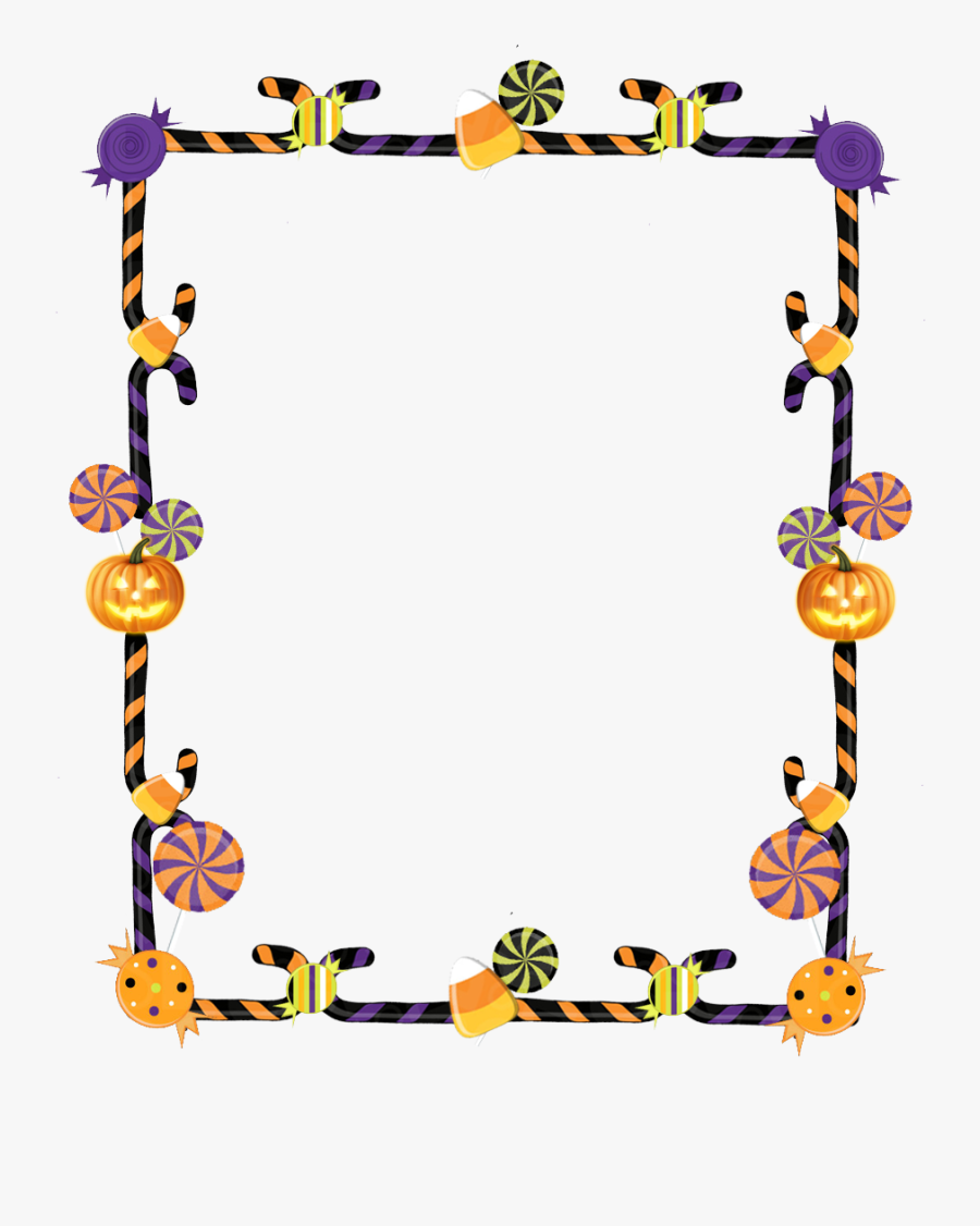 Clipart Black And White Download Of Halloween Borders - Transparent Background Halloween Border, Transparent Clipart