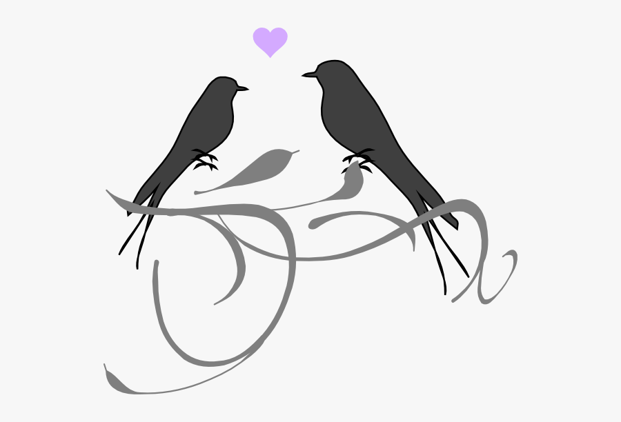 Wedding Love Birds Png, Transparent Clipart