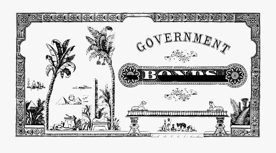 Free Government Bonds Label - Does A Government Bond Look Like, Transparent Clipart