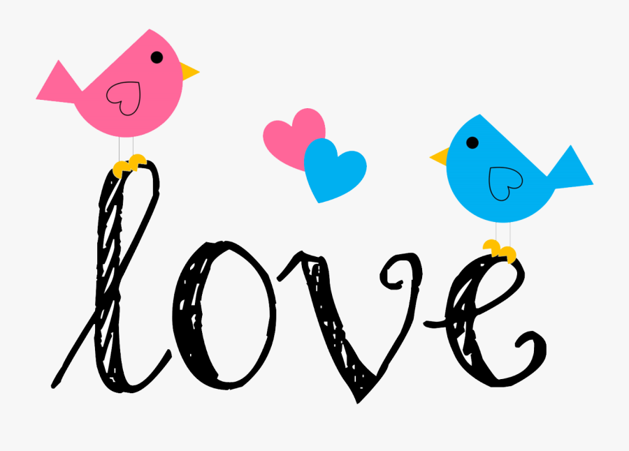 Love Birds Transparent Images Free Clip Art - Love Cute Clipart Png, Transparent Clipart