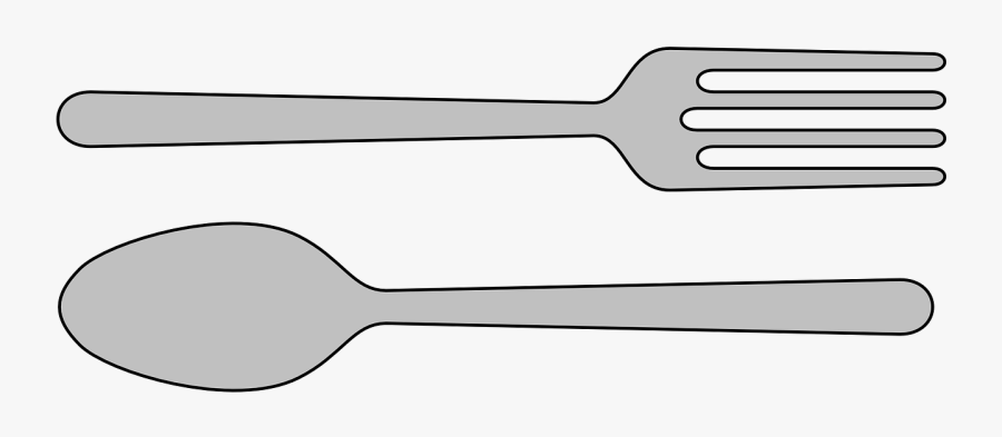 Transparent Spoon Vector Png - Clip Art Fork And Spoon, Transparent Clipart