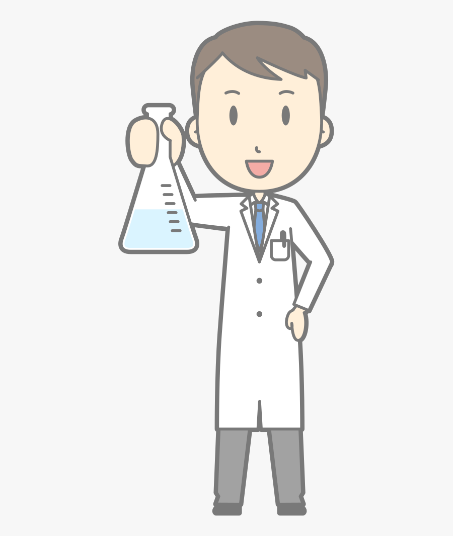 Scientist - Cartoon, Transparent Clipart