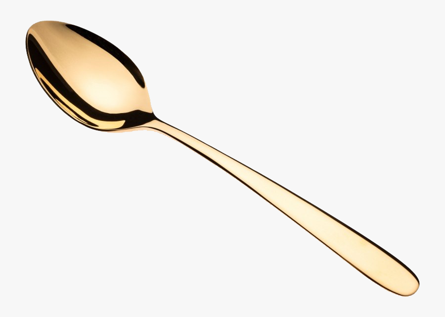 Gold Spoon No Background, Transparent Clipart