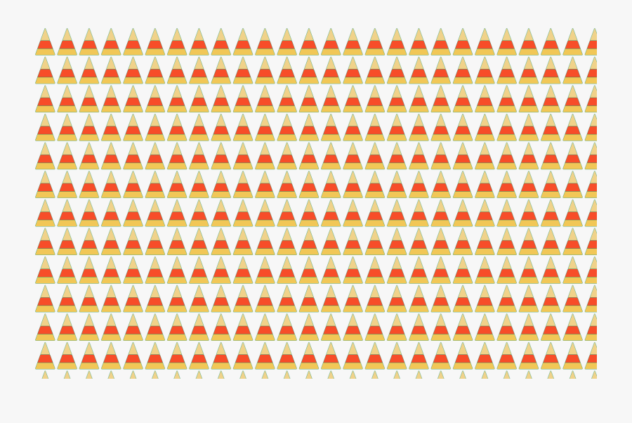 Candy Corn Seamless Pattern 2 Clip Arts - Clip Art, Transparent Clipart