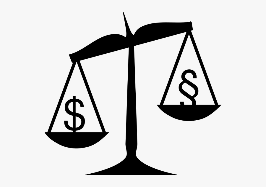 Transparent Law Clipart - Scales Of Justice Clip Art, Transparent Clipart