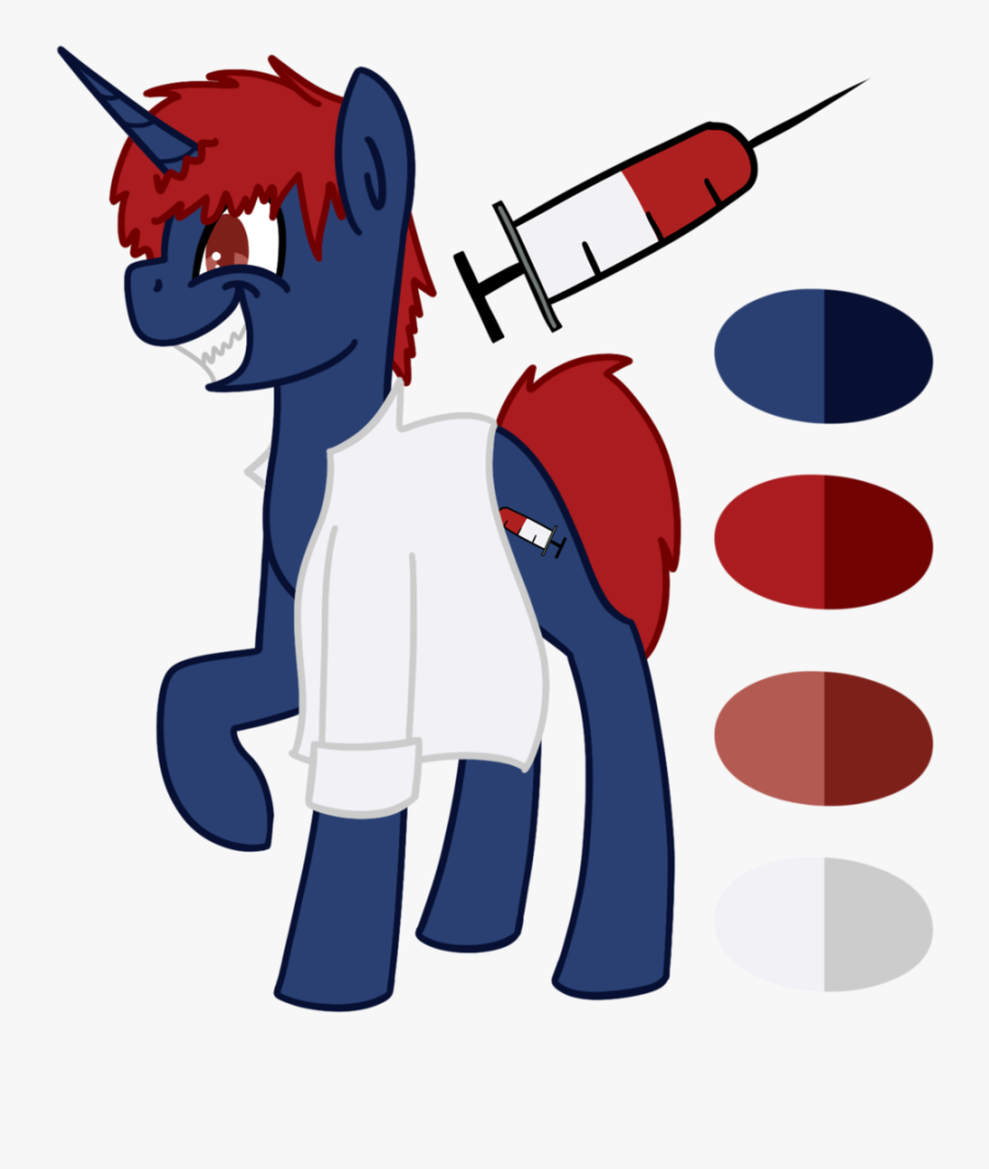 Azure-quill, Mad Scientist, Male, Oc, Oc Only, Oc - Cartoon, Transparent Clipart