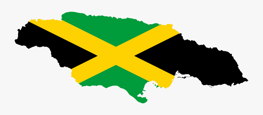 Jamaica Island Clipart Jamaican Map And Flag Free Transparent