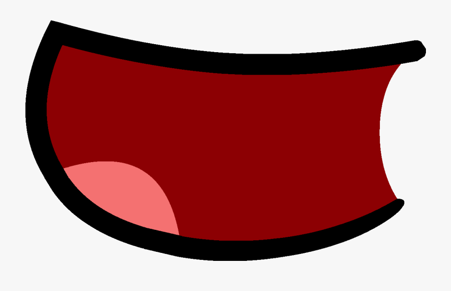Mouth Wikia Lip Clip Art - Bfdi Open Mouth, Transparent Clipart