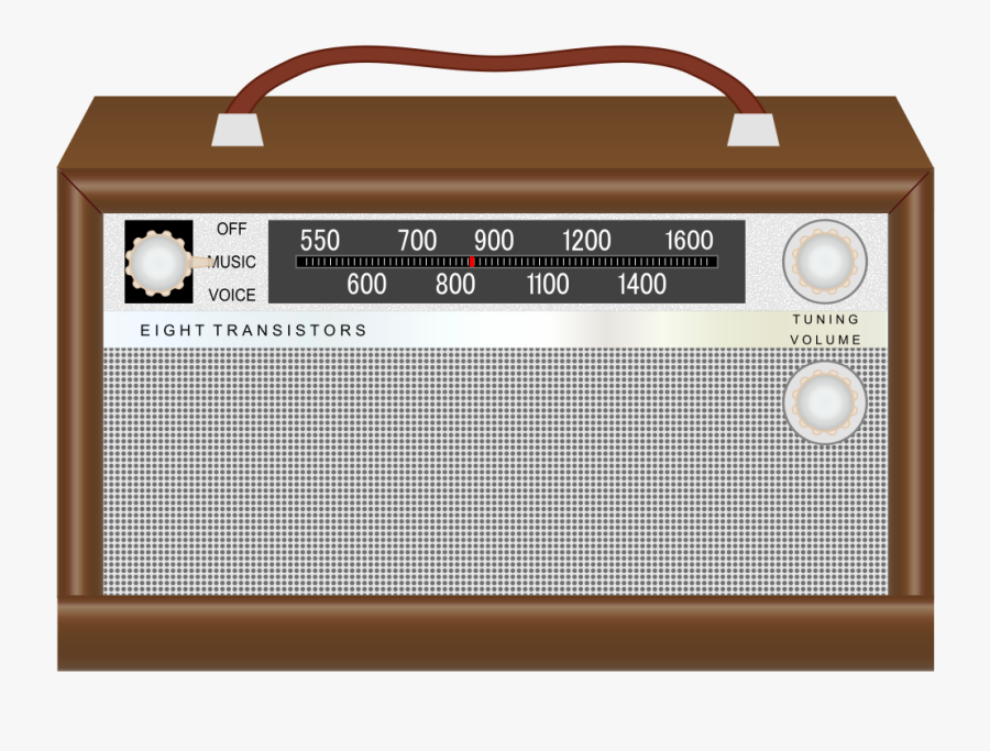 Free To Use Public Domain Radio Clip Art - Vintage Radio Clip Art, Transparent Clipart
