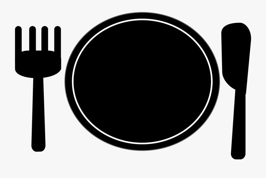 Plate And Spoon Clip Arts, Transparent Clipart