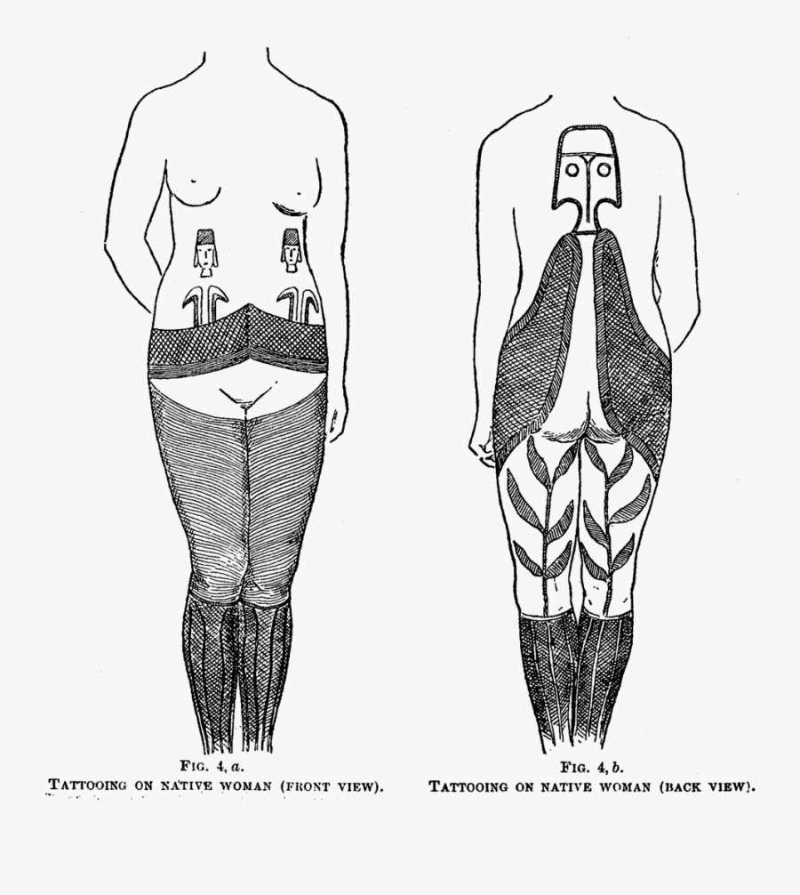 Hd Tattooing On Native Woman - Easter Island People, Transparent Clipart