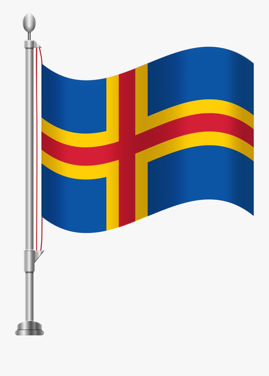 Aland Islands Flag Png Clip Art, Transparent Clipart