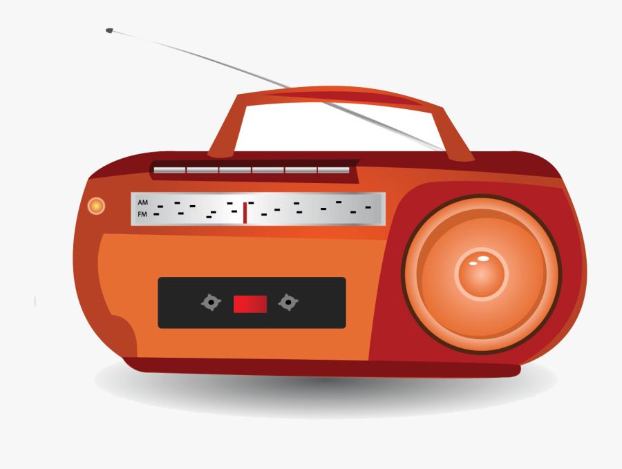 Boombox Radio Cartoon - Radio Clipart Png, Transparent Clipart